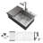 30" L X 22" W Drop-In Kitchen Sink With Pull Down Faucet And Soap Dispenser 16 Gauge Stainless Steel Kitchen Sink Single Bowl Kitchen Sink