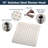 10" Square Rainfall & High Pressure Stainless Steel Bath Shower Head-126529073