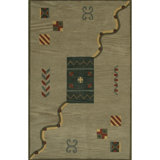 Tapis vert / brun Erzin