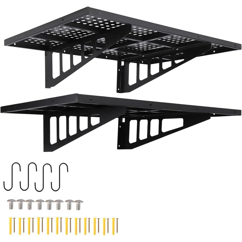 Heavy Duty 2-Pack Garage Wall Shelving