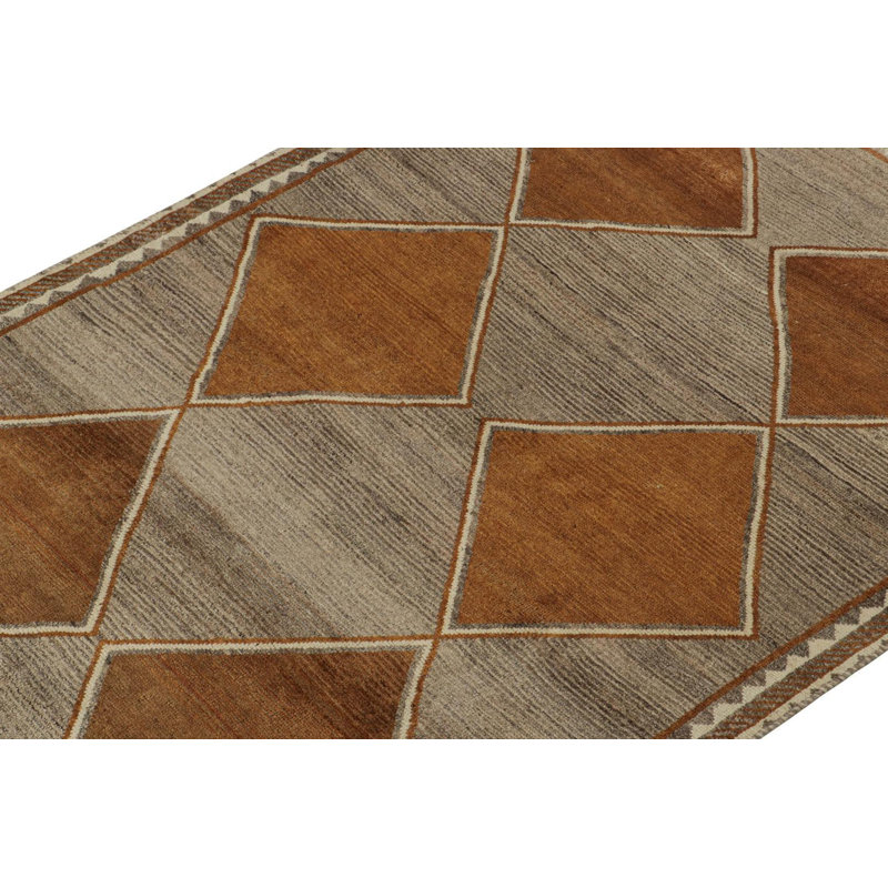 One-of-a-Kind Rectangle 4’10” X 7’3” Hand Knotted Area Rug