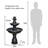 Hand Crafted Weather Resistant Accent Fountain