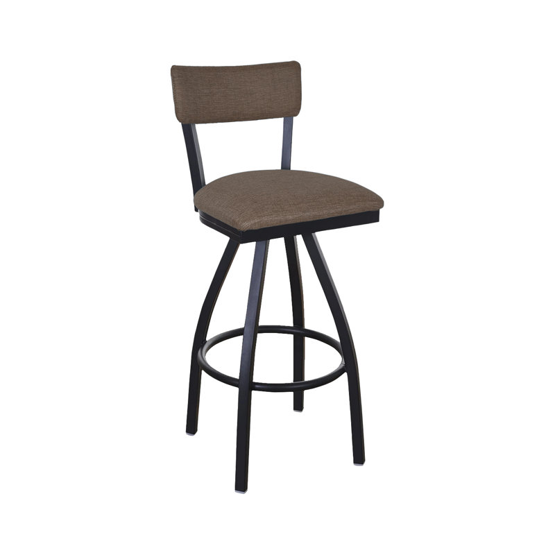 Tabouret de bar pivotant 30,5 po Bristol, Brun