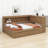 Multifunctional Daybed with Integrated Storage Shelves, Built-in USB Charging Ports, LED Lighting, and Convenience Drawers-22300377