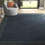 Zaley Handmade Tufted Wool Blue/Gray Area Rug-578859945