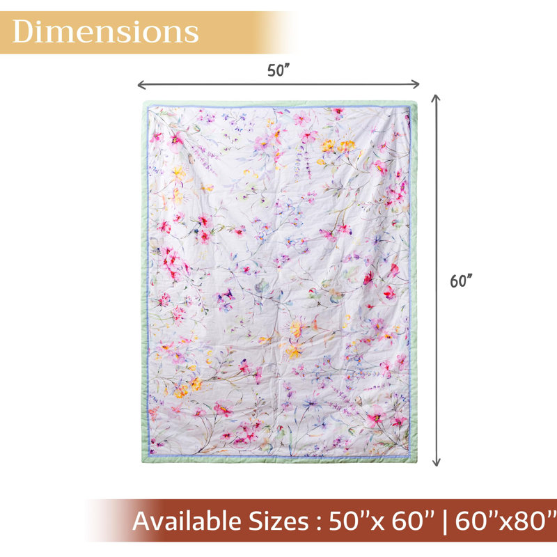 Jeté pour draps en coton doux et chaud et respirant Maison d'Hermine pour lit Filles Garçons Filles Hommes Hommes