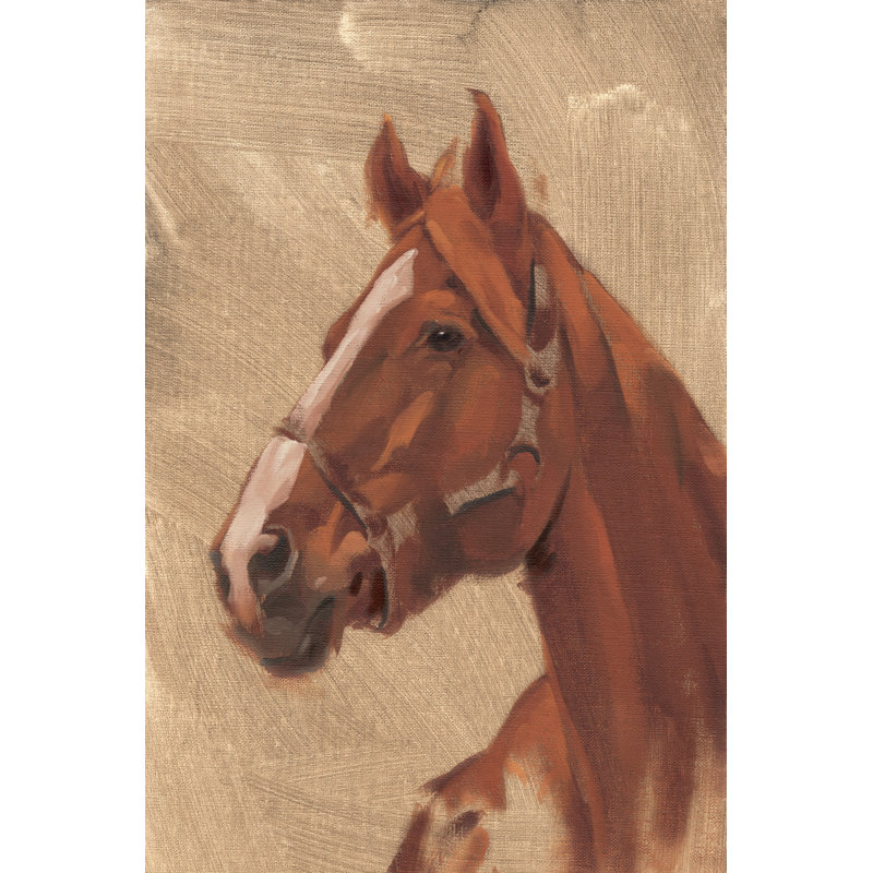 Thoroughbred I - Painting, 76 cm H x 51 cm W, Wrapped Canvas