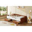 Structure de lit de jour rembourrée avec 2 tiroirs de rangement-26786356-26786358