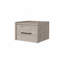 Table de chevet flottante murale gris clair