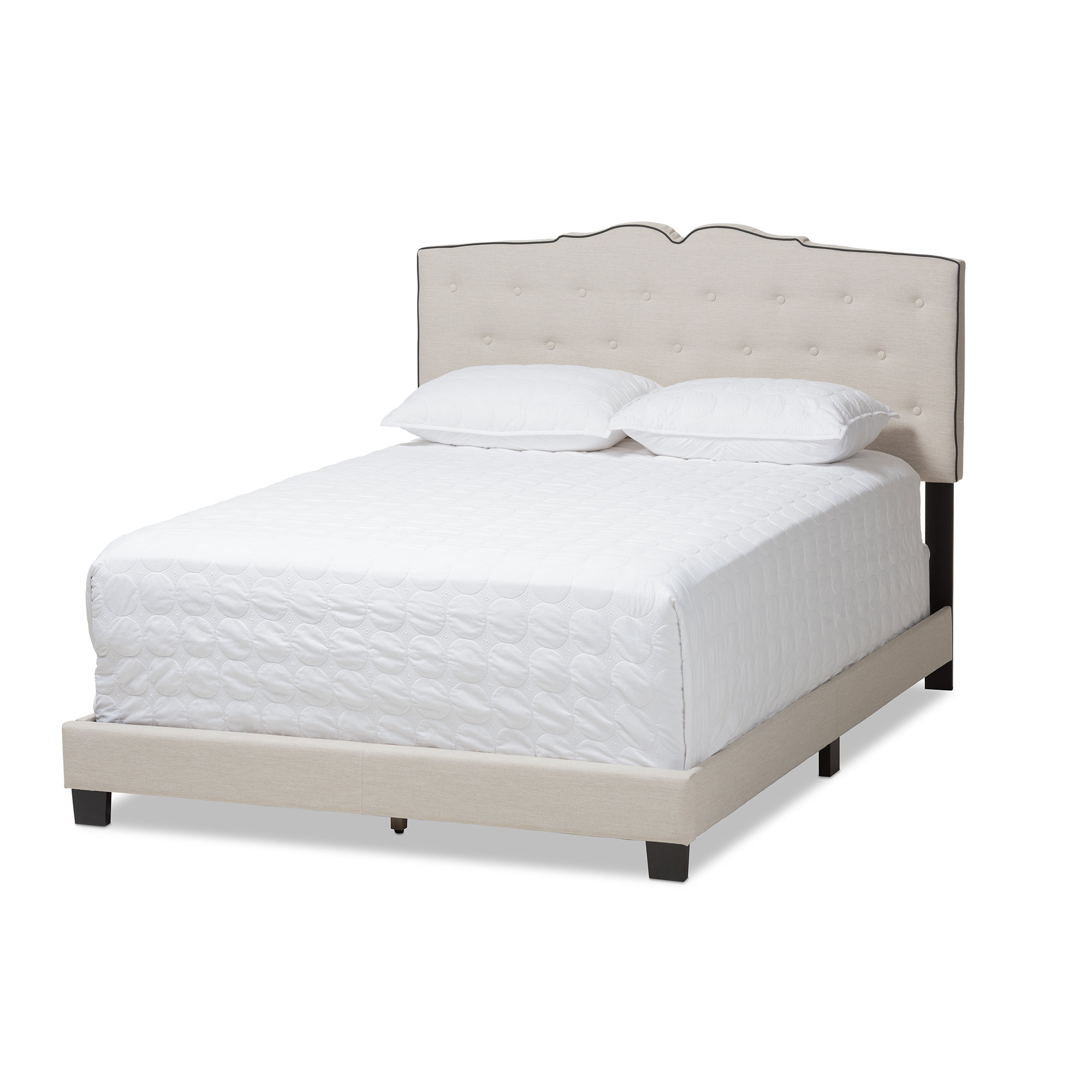 Charlton Home® Ketcham Upholstered Standard Bed & Reviews | Wayfair