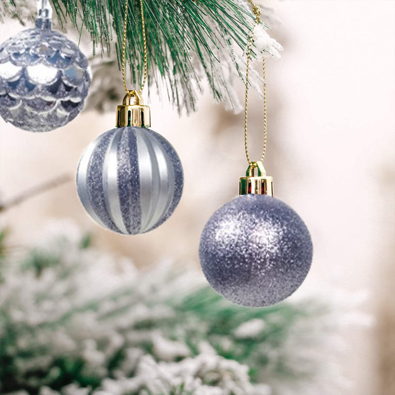 Ornement boule décorative, Argent