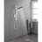 Showerspas Shower System, With 10" Rain Showerhead, 4-Function Hand Shower, Adjustable Slide Bar And Soap Dish-114230206