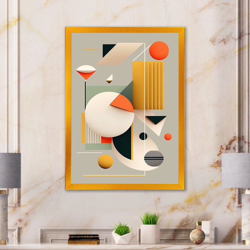 Cierrah - reproduction d'art sur toile encadrée, L 12 po x H 20 po, Or