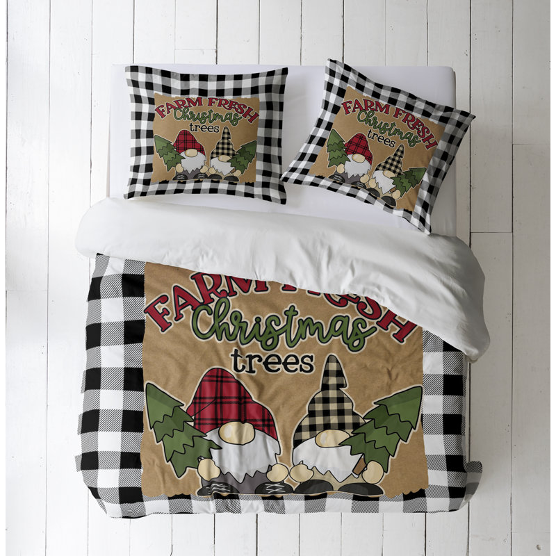 Modern & Contemporary Polyester Duvet Cover, King Duvet Cover + 2 King Shams