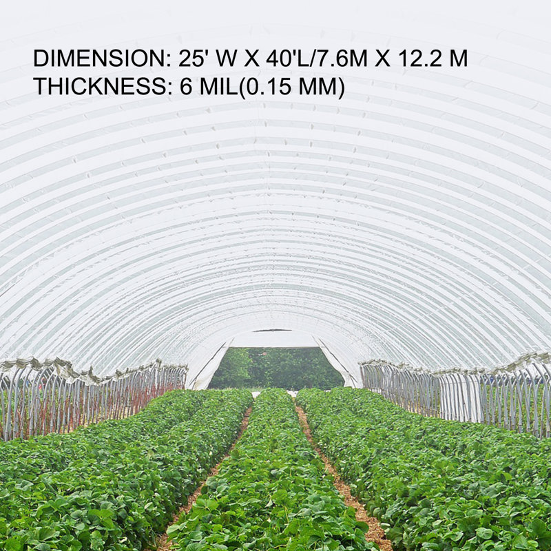 Greenhouse Shade Cloth and Cover, 0.006'' H x 300'' W x 480'' D
