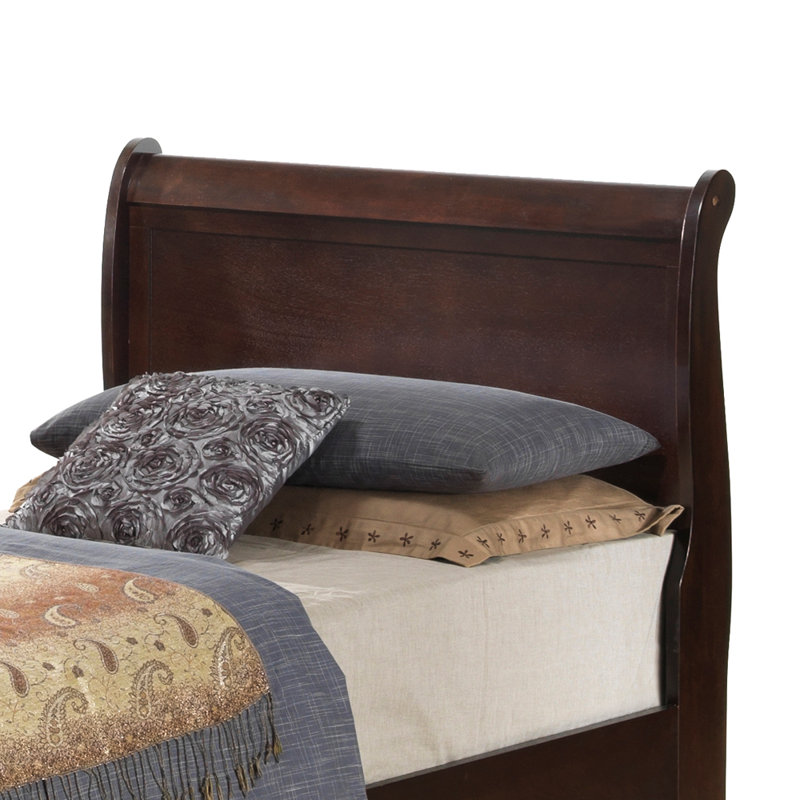 Louis Phillipe Standard Bed, Twin, Khaki