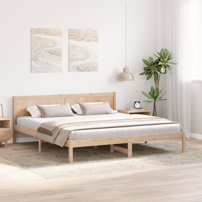 Solid Wood Bed
