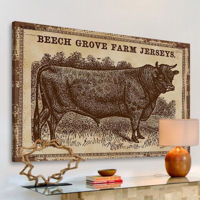 Cows Jerseys 2 - Wrapped Canvas Print
