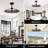 Polanco 27.1'' Ceiling Fan with LED Lights and Remote Control