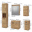 Huttonsville Free -standing Bathroom Cabinet
