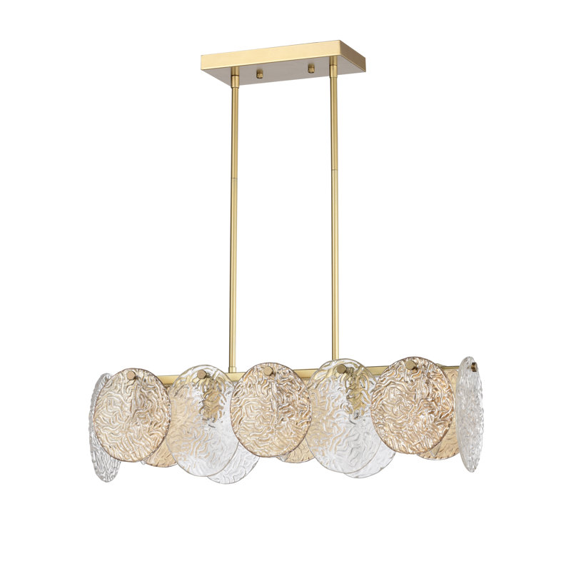 5 - Light Dimmable Modern Linear Chandelier