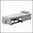 Versatile Folding Ottoman Sofa Bed With Ergonomic Pillow, Perfect For Multi-Use And Quick Conversion