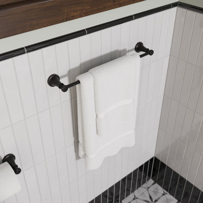 Universal Traditional 18" Towel Bar in Tuscan Bronze