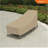 Modern Leisure Basics Patio Chaise Lounge Cover, 76"L x 27"W x 30"H, Khaki