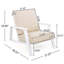 Chaise de patio avec coussins Brayson-1950668328