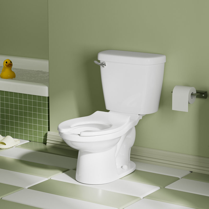 1.28 GPF (Water Efficient) Round Two-Piece Children's Toilet (Seat Included)