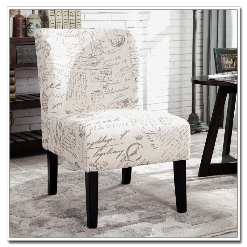 Fauteuil d'appoint contemporain sans accoudoirs