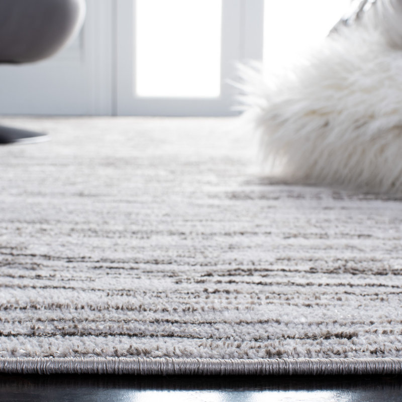 Tapis abstrait Korte Performance, Carré 8 pi