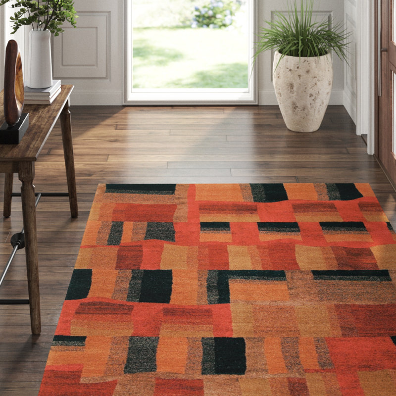 Eva H Geometric Area Rug, Rectangle 8' x 10'