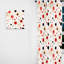 Pois rétro rouge et blanc - Rideau abstrait - Rideau abstrait obscurcissant - 1 panneau-107596566