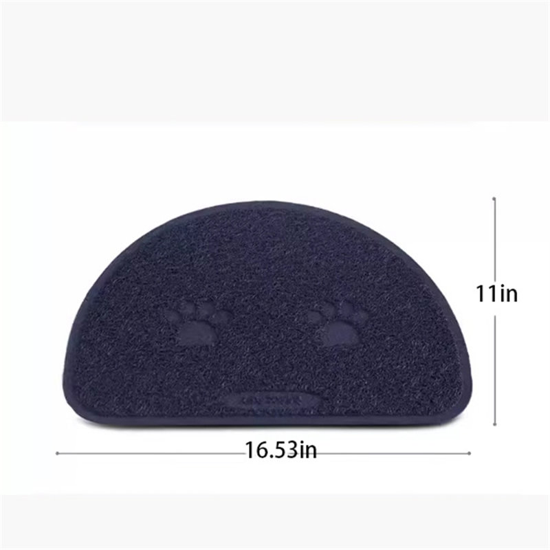 Tapis de litière pour chat, Bleu marine