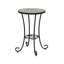 Table d'appoint de patio avec tablette
