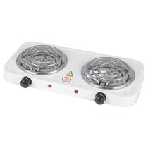 HomeCraft™ Double Burner Hot Plate — Nostalgia Products