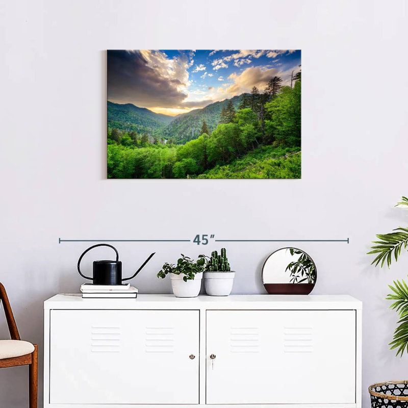 Alvord Newfound Gap At Sunset, 20'' H x 30'' W