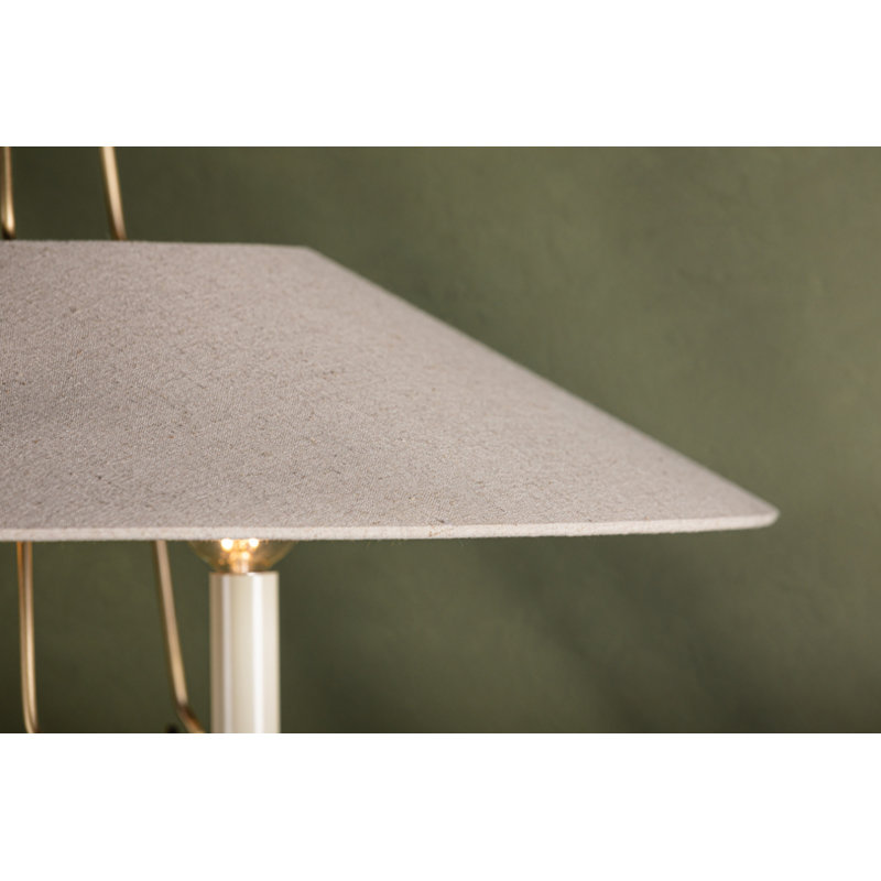 Lustre à 3 lumières à intensité variable, Laiton patiné