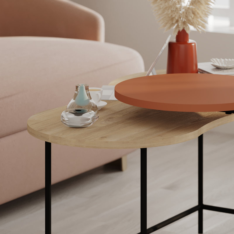 Adreona Four Leg Coffee Table, Cinnamon