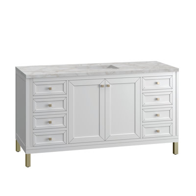 Chicago 60'' Single Bathroom Vanity with Top