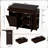Kitchen Island With Trash Can Storage & Drop Leaf, Rolling Kitchen Cart With Drawers, 3-tier Spice Rack And Towel Rack, Island Table On Wheels For Kitchen, Dining Room-739127781