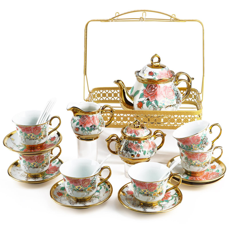 Mercer41 1100ml Floral Teapot Set