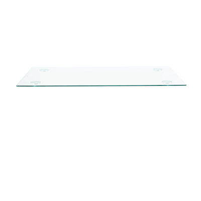 Modern Minimalist Rectangular Glass Table Accessories, Transparent Glass Countertop (Dia1300*800*8MM)