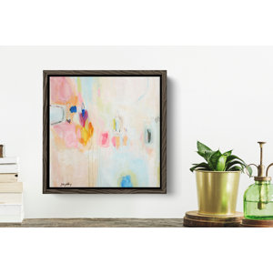 Rosa Abstract by Jolina Anthony Painting on Canvas