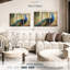 «Peacock Blue Wall Art» sur toile-167573276
