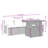  Garden Sofa Set Black
