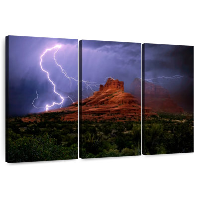 Alvord Bell Rock Lightning Storm