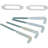 Rails de lit courts 6 po x 9 po