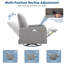 Fauteuil oscillant inclinable manuel pivotant avec poche latérale-130459282